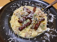 奶油培根意面-HELLO 27 意面·沙拉·帕尼尼