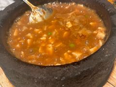 石锅油渣香芋豆腐-径山十八道·风味民间菜(杭州总店)