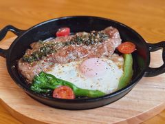 盐葱煎西冷牛排-山由之cafe&meal(小寨店)