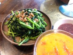 油渣鸡毛菜-兰溪小馆(东直门簋街店)