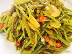小炒炒扁豆丝-恭敬李·烤鸭(天坛北门店)