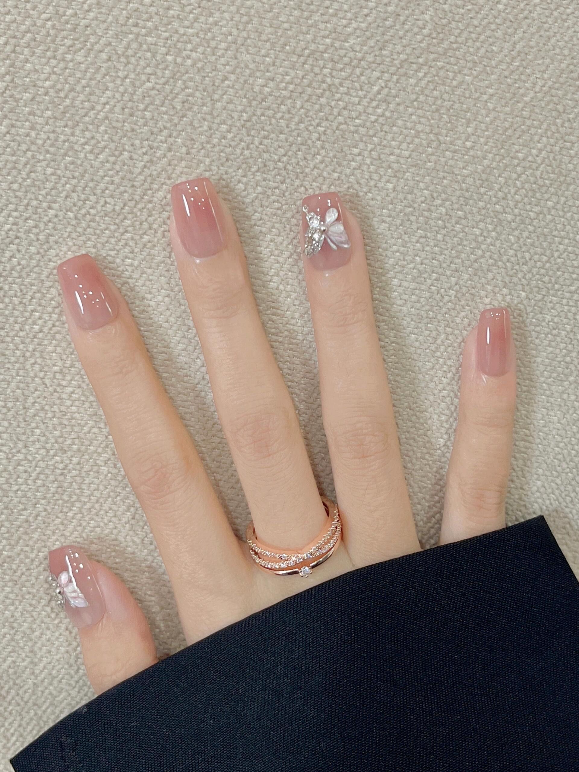 春日果冻感渐变美甲💅