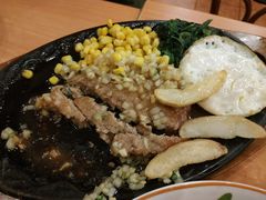 蒜香汉堡肉-萨莉亚意式餐厅(永旺购物中心店)