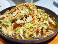 -二姐家三个拿手菜·大馅锅贴王(黄河道店)