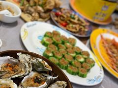 蒜蓉蒸丝瓜-桥东喜碧海鲜街(水东街店)