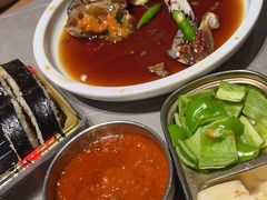 -草家酱蟹炭火烤肉店(珲春南路一店)
