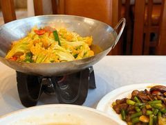 干锅有机花菜-乾隆美食·本帮菜(黄河路店)