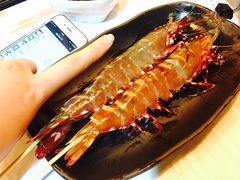 花竹虾-鲜入围煮花胶鸡海鲜火锅