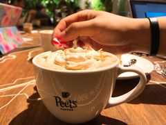 多明戈太妃榛果三重奏圣诞拿铁-Peet's 皮爷咖啡(东湖路手作店)