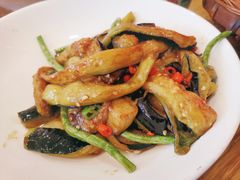 茄子豇豆-鸡毛店·川菜(双楠店)