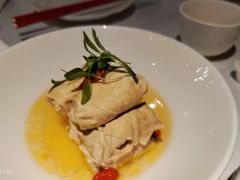 鸡汁荠菜百叶包-玫瑰厅上海菜(兴国路店)