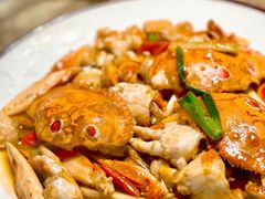 姜葱炒三眼蟹-百年银屏蚝烙·潮汕菜·非遗(乐山店)