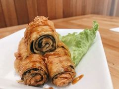 豆皮紫菜卷-朵朵开素食餐厅(后宰门街店)