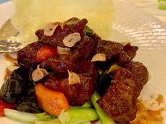 黑金雪花牛肉粒-上海和平饭店龙凤厅 Dragon Phoenix