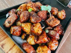 雪菇牛肉粒-中8楼风尚云南菜(颐堤港店)