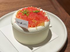柑橘酸奶油慕斯-Ten Olives甜点