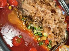-探鱼·鲜青椒爽麻烤鱼(广州花都来又来店)