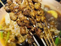 热气羊肉串-京韵胡同·酱香羊蝎子火锅涮肉(长寿路店)