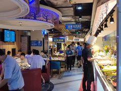 自助取餐区-蒙肥羊·酸汤潮牛·鲜牛肉火锅烤肉自助(岗顶店)