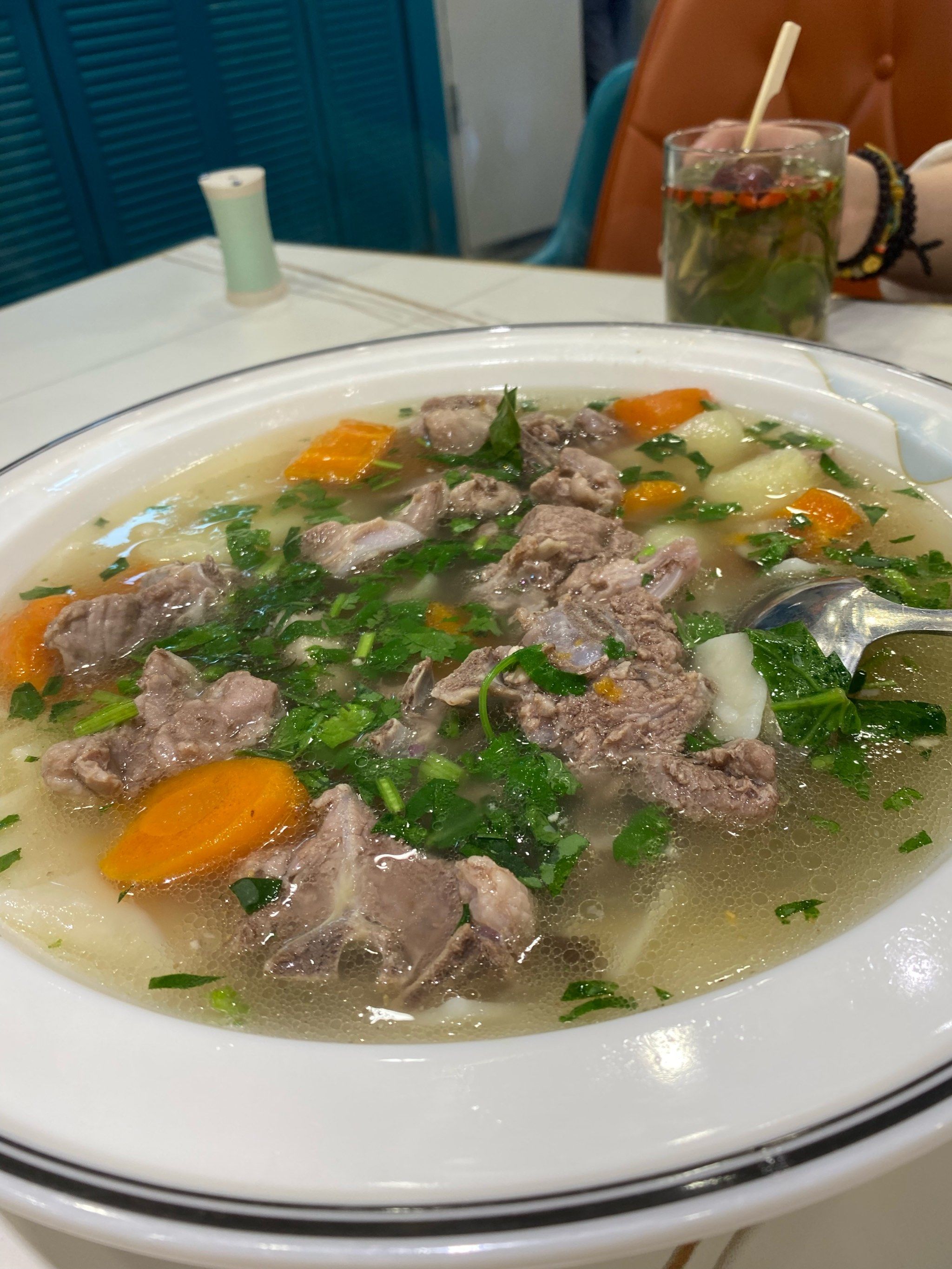 温暖一碗羊肉炖菜