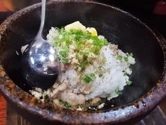 蒜香五花肉拌饭-大阪烧肉BAKA一代(十亩地店)