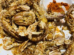椒盐皮皮虾-东来菜馆•手抓海鲜家常菜•海鲜锅贴(鸽子窝店)