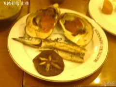 自助餐：铁板针鱼、辣味烤生蚝-松子料理(白家庄店)
