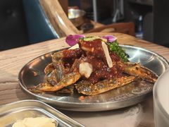 -明洞阿姨·韩式酱蟹烤肉·创意料理(三元桥店)