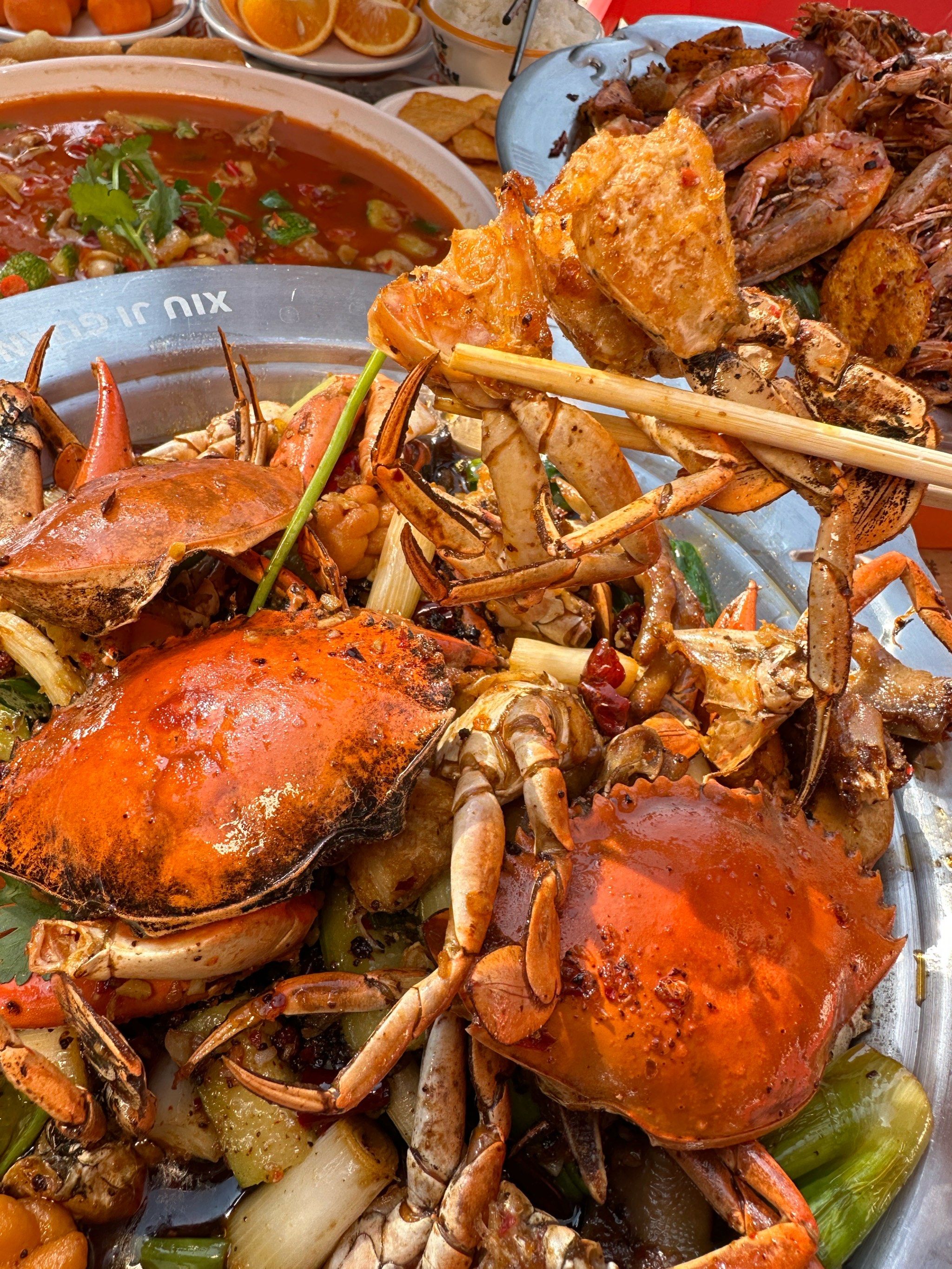 好吃到想把厨师打包回家的特色干锅蟹!