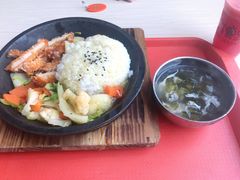 烤肉拌饭-北京交通大学学活食堂