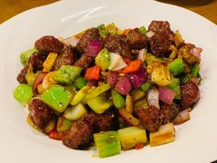 生炒黑椒牛肉粒-日昌餐馆(亦庄店)