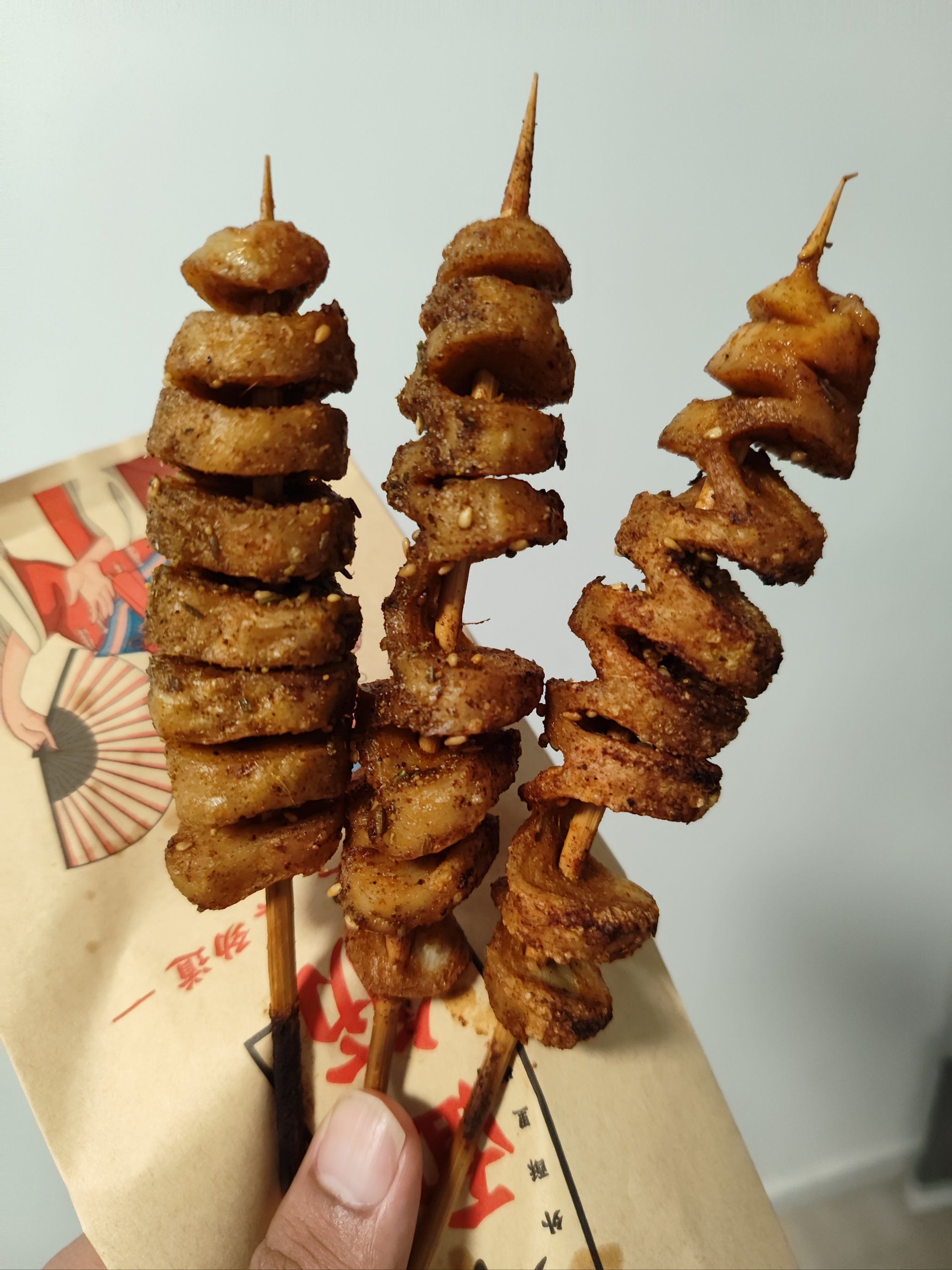 第一次吃红油面筋