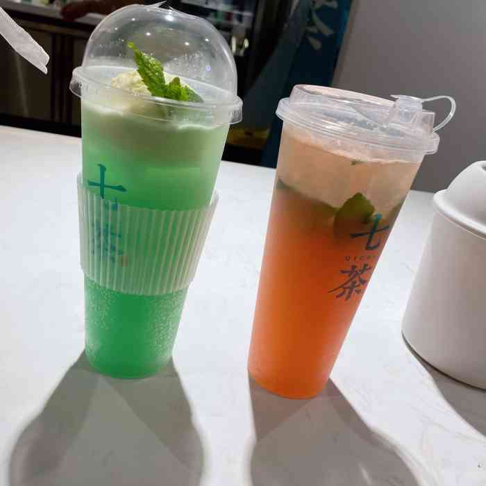 七茶(环球港店)-"这家七茶开在环球港,天气有点热,不想喝腻.