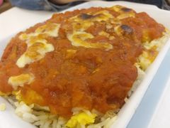 鲜茄焗猪扒饭-金利茶餐厅(中船汇店)