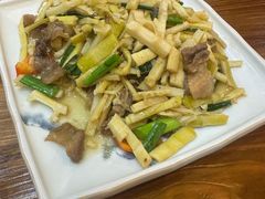 高山笋炒鲜肉-下梅人家土菜馆(历史文化餐厅度假区店)