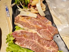 元宝大片浇汁肉-玲姐吉祥齐市烤肉