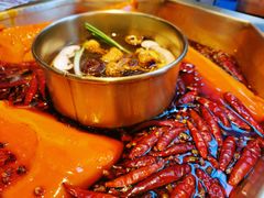 鸳鸯锅-蜀九香火锅(江油店)