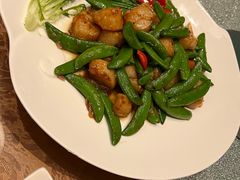 xo酱蜜豆炒带子-喜来登由由大酒店九州膳坊中餐厅