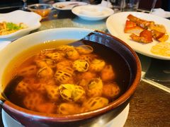 古越陈酿煮花螺-杭州西子湖四季酒店·金沙厅