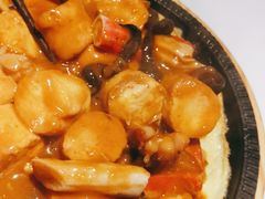 铁板三鲜豆腐-煜丰汴京烤鸭(福彩路店)