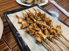 -老红桥炸灌肠牛肚锅烧烤(定福庄店)