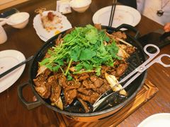 老北京炙子烤澳洲牛肉-便宜坊烤鸭店(科创店)