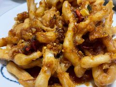 炸鱿鱼条-天伦海鲜·老味道·青岛菜(栈桥天主教堂店)