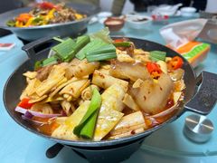 腊肉炒山笋-菁菁有味湖北恩施菜