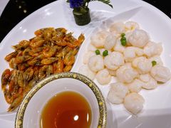 油爆虾拼虾仁-上海1号私藏菜(静安店)