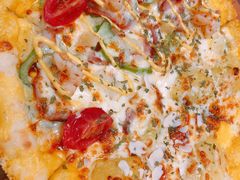 榴莲赞赞虾双拼黄金饼边-Mr.Pizza米斯特比萨(盐城聚龙湖店)