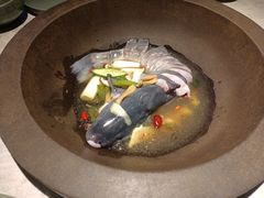 青椒紫苏锅-鲜潭蒸汽石锅鱼(五道口购物中心店)