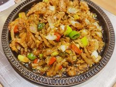 五花肉煎酸菜-敏丁拌饭(中街总店)