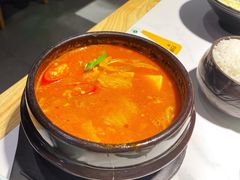 泡菜汤-猪啊牛呀羊啊铜盘烤肉(正大广场店)