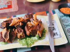 藏式特色熏牛排-德令哈扎西仓茶餐厅